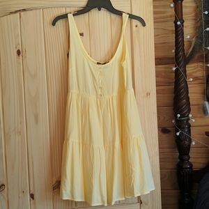 yellow tank dress